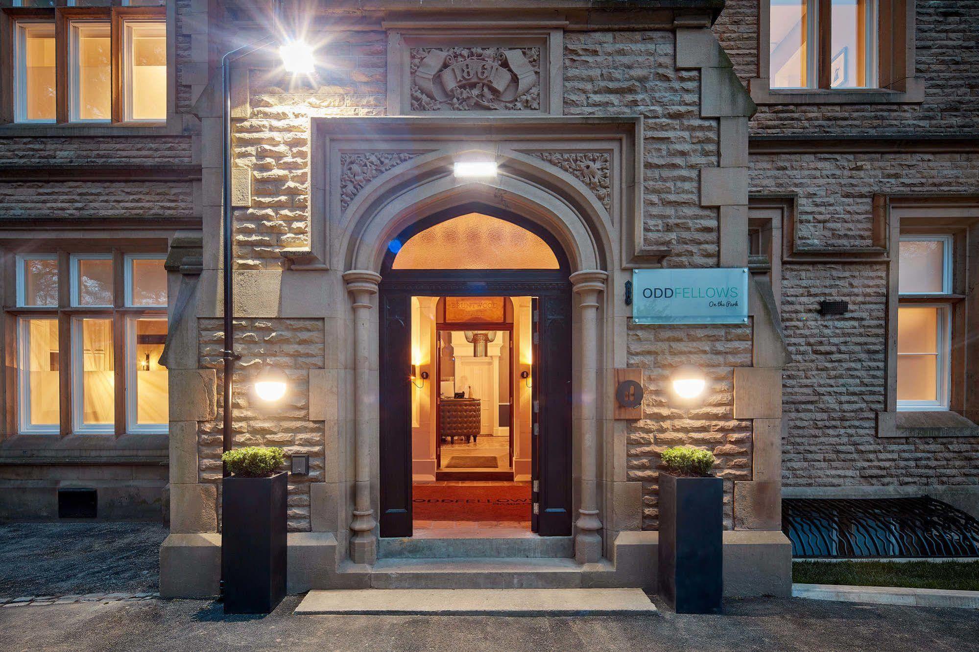 Oddfellows On The Park Cheadle  Exterior photo The entrance to the hotel